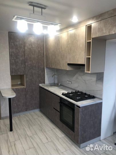 Кухня под бетон