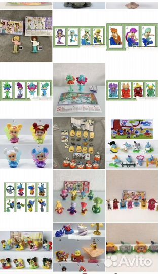 Серии киндер сюрприз