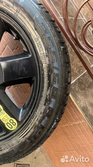 Запасное колесо (докатка) на Range Rover Sport