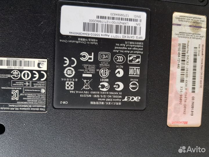 Ноутбук acer