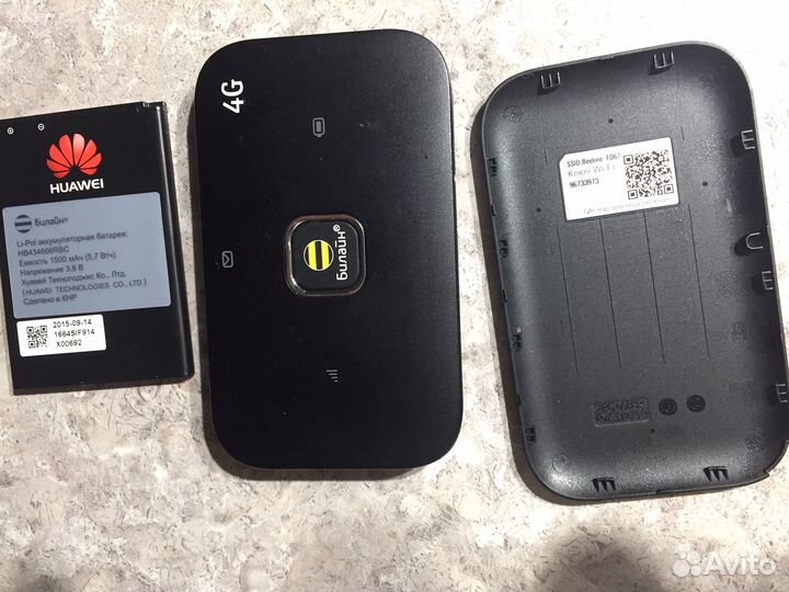 Wi-Fi роутер huawei E5573, черный