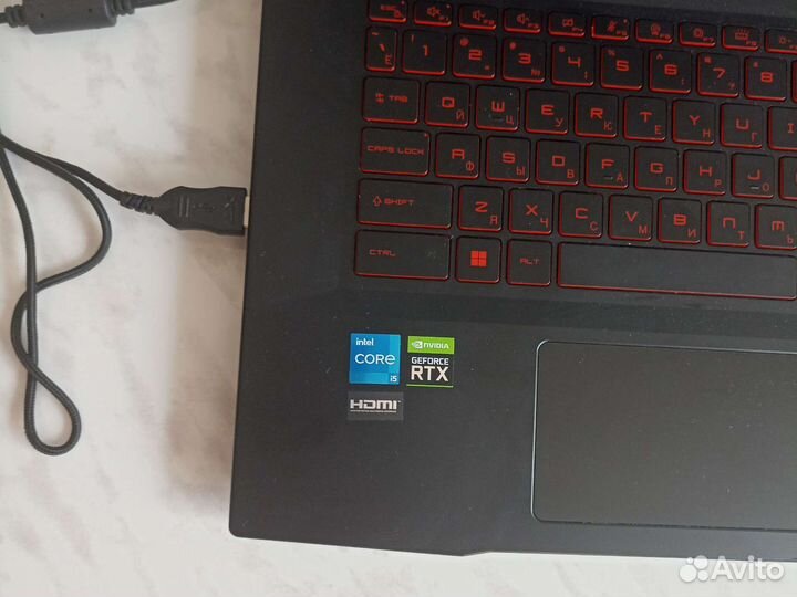 Игровой ноутбук msi katana gf 7611uc