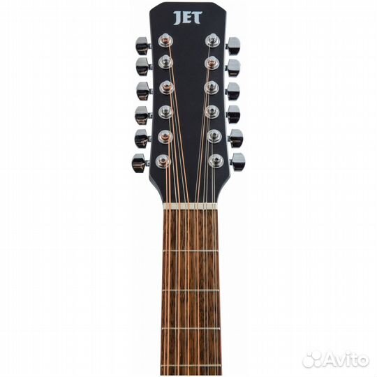 Электроакустическая гитара JET jdec-255/12 BKS