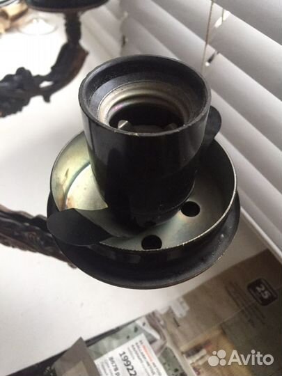 Люстра СССР бронза