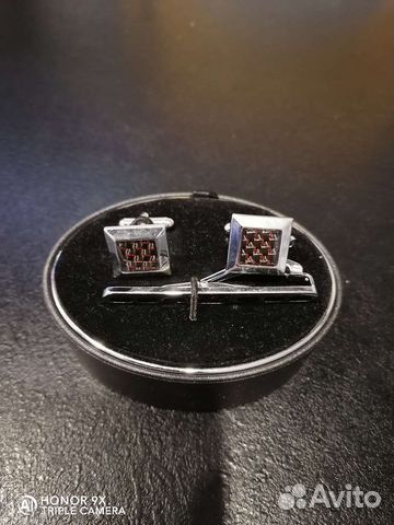 Запонки и зажим для галстука