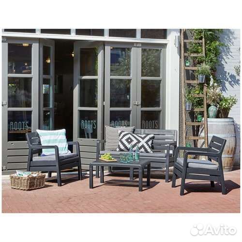 Набор садовой мебели Keter Delano Set графит