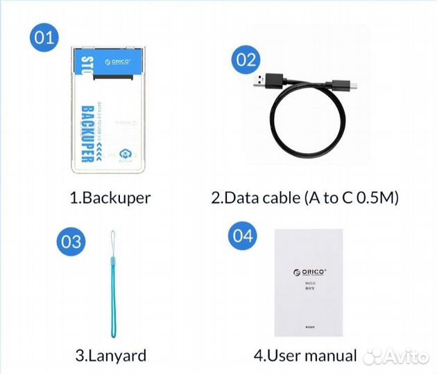 Orico Backuper-резервное копирование в один клик
