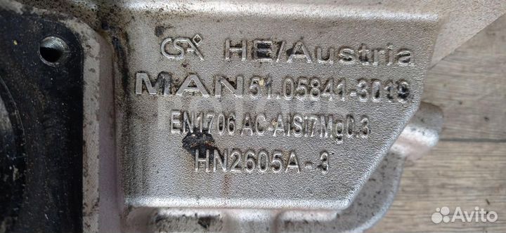 Масляный поддон верхний MAN TGX 2015 51058413019