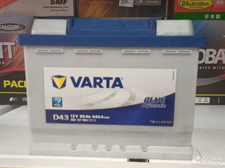 Varta 60 Ah (производство Чехия)