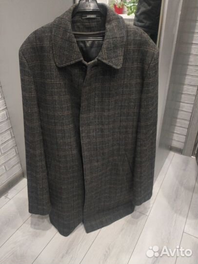 Мужское зимнее пальто, (шерсть)