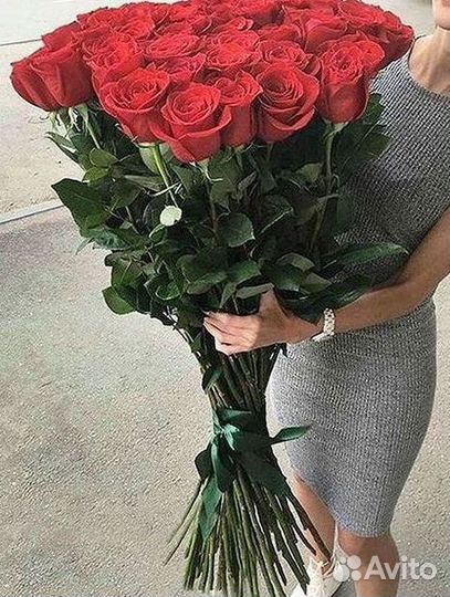 Высокие розы Доставка цветов