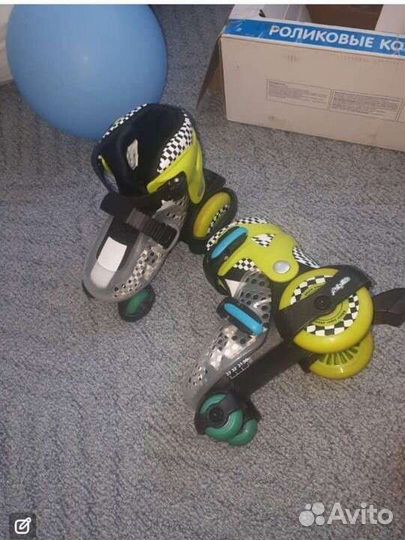 Роликовые коньки детские раздвижные