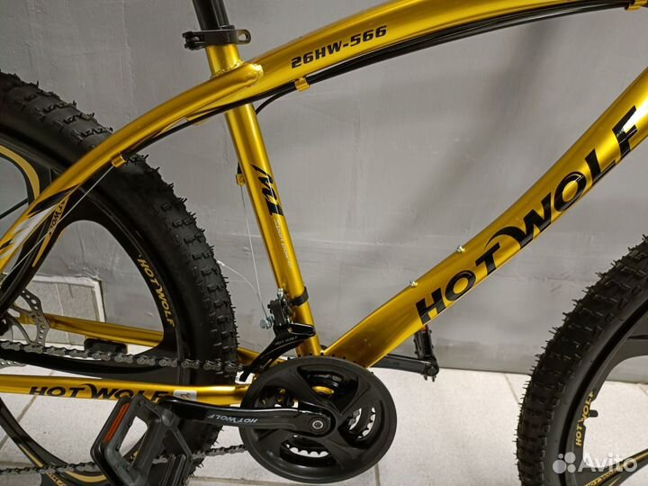 Велосипед на литых дисках