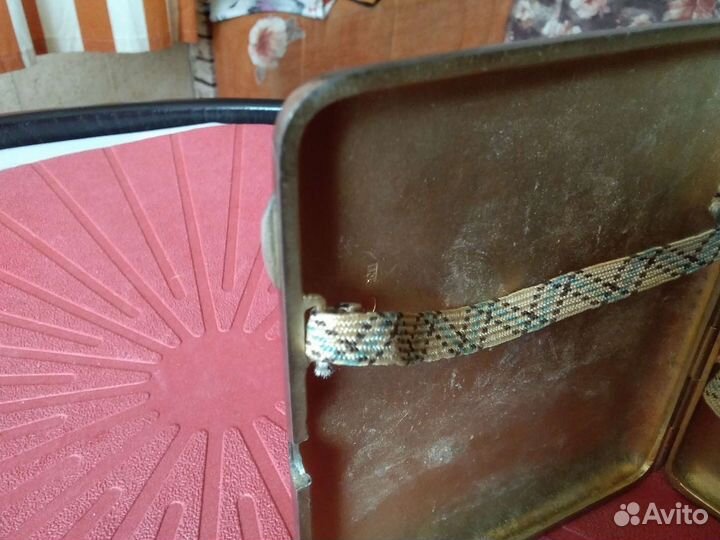 Портсигар серебряный