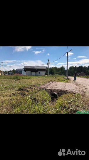 Заезд через канаву на участок