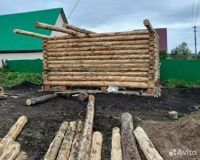 Сруб для бани 3х3, 3х5 из хвои