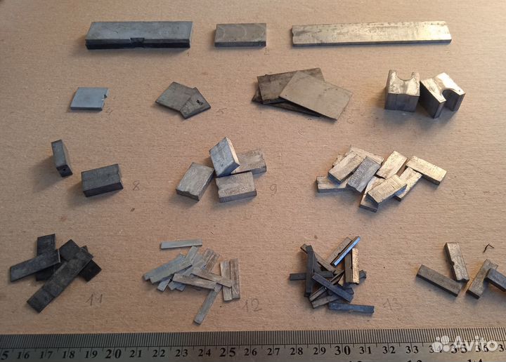 Литеры и пробельные элементы. Экспонат