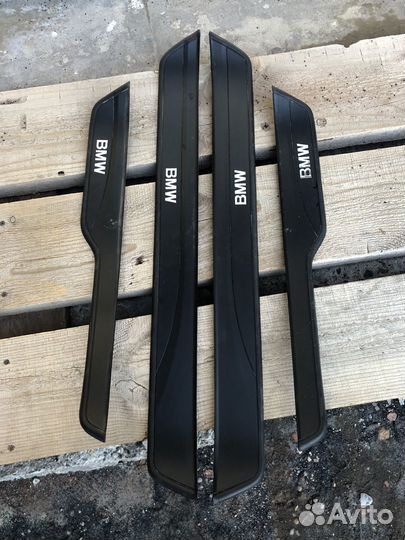 Накладки порогов bmw 3 e90
