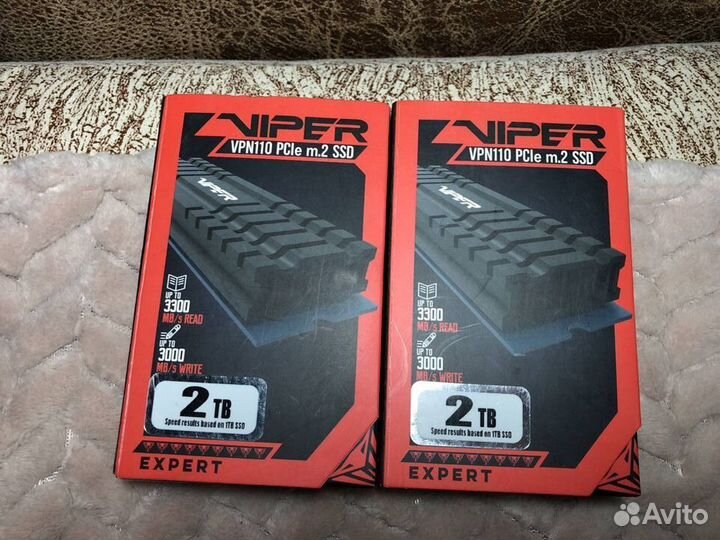 Ssd накопитель Patriot Memory Viper 2 тб новый