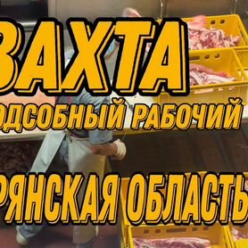 Вахта Подсобный рабочий Брянская область