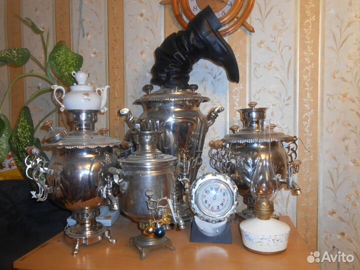 Сапог Для Самовара. Хромовый. Гармошка