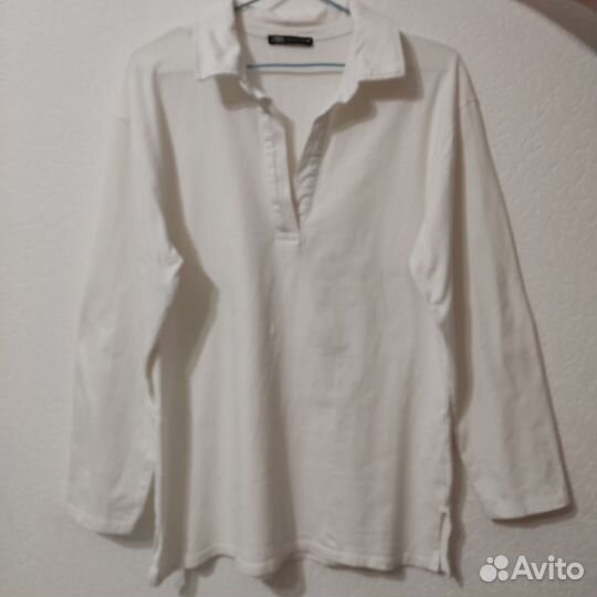 Поло с длинным рукавом женское