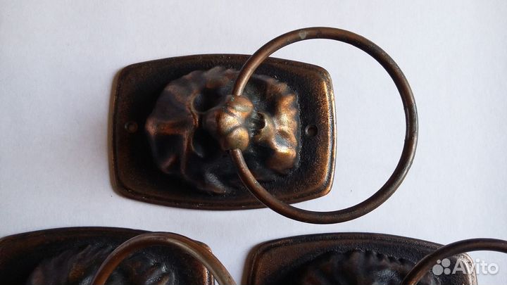 Ручка дверная Голова Льва с кольцом СССР