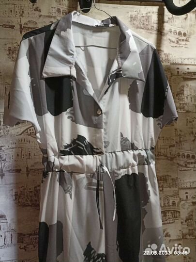 Платье-комбинезон низ брюки 42-44-46размер