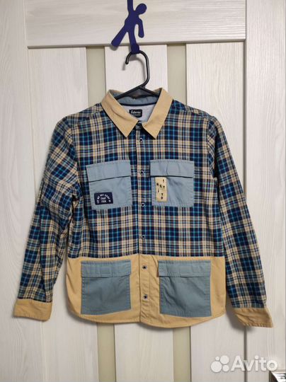 Ветровка и три рубашки на мальчика (р. 140/146)