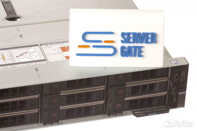 Сервер Dell R740xd 12LFF 2x6230R 128GB