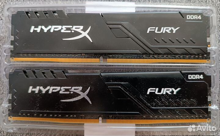 Оперативная память Kingston HyperX fury Black