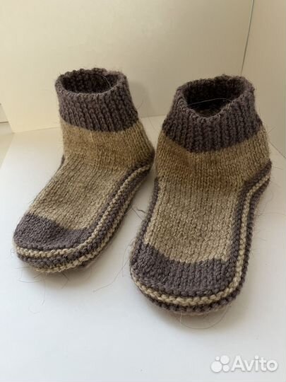Носки вязаные из верблюжьей шерсти