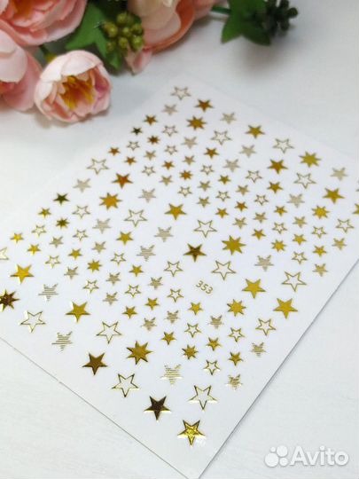 Наклейки для дизайна ногтей