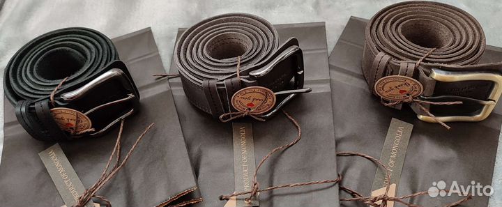 Мужской кожаный ремень