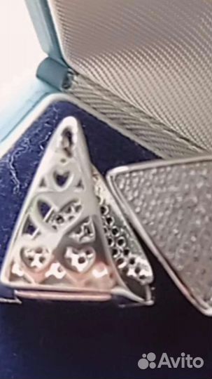 Серьги серебро