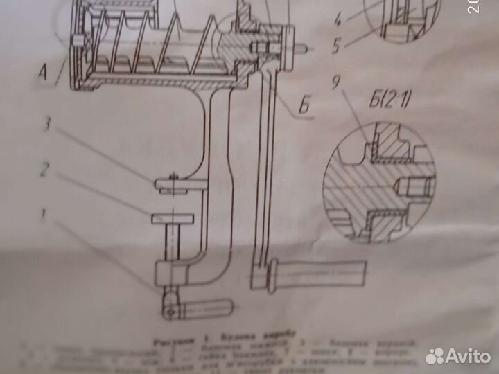 Мясорубка ручная СССР новая