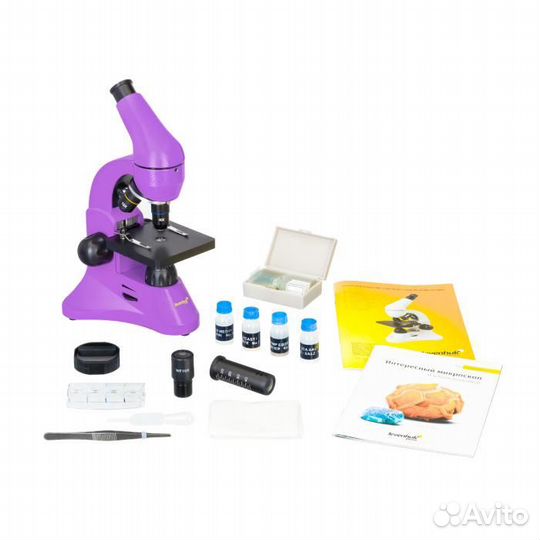 Микроскоп Levenhuk Rainbow 50L Amethyst\Аметист