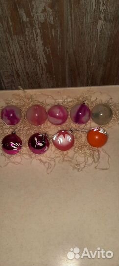 Елочная гирлянда каскад, игрушки