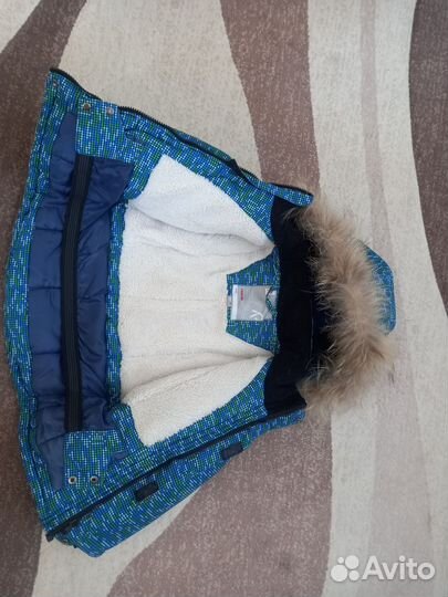 Зимний костюм для мальчика 80 86 новый