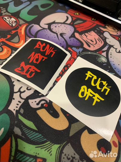 Наклейки на самокат/велик и т.д