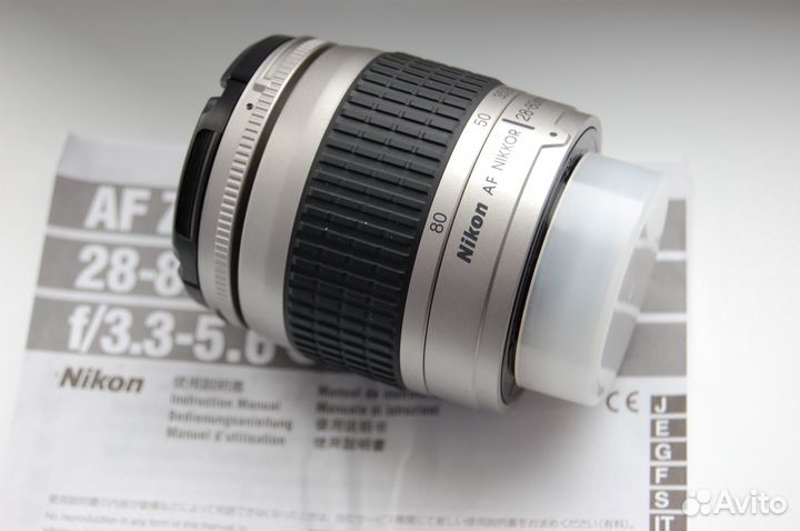 Nikon 28-80mm F3.3-5.6 G новый легенда