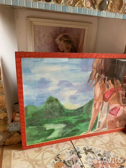 Картина Эрик Воллис Художник USA холст 73х53