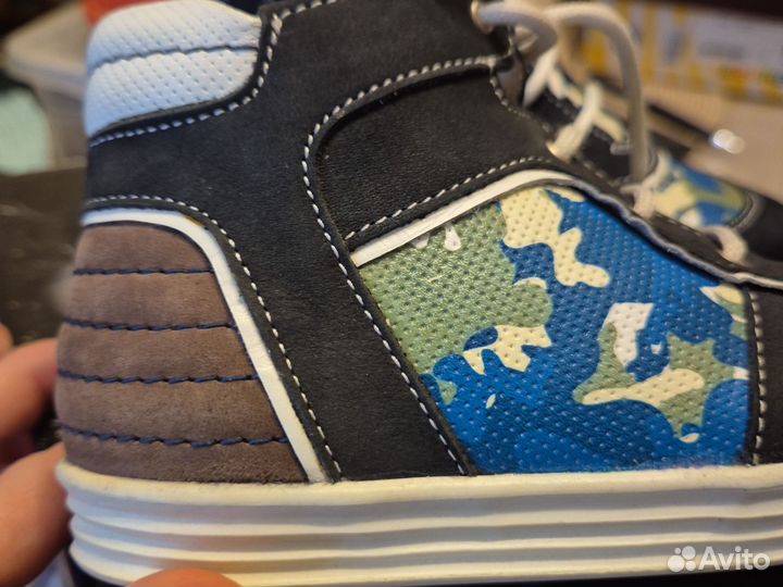 Кеды натуральная кожа 28