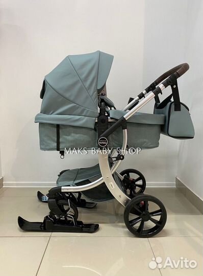 Лыжи для детской коляски