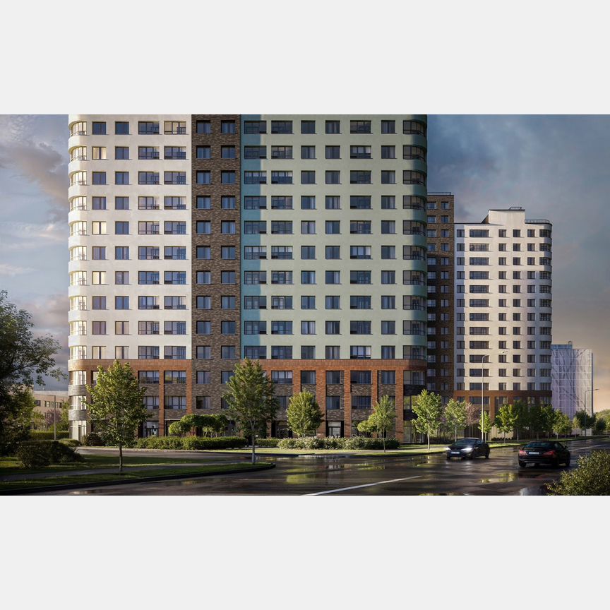 Квартира-студия, 25,7 м², 7/17 эт.