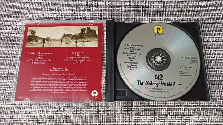 CD U2 – The Unforgettable Fire (US 1984)