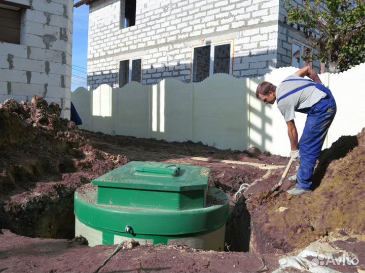 Септик био Астра 3 с переливом