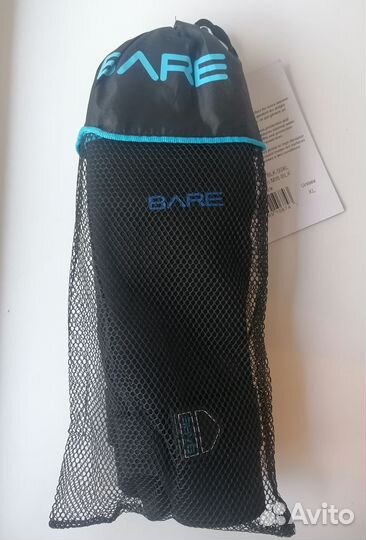 Перчатки рукавицы для дайвинга bare 7mm, xl