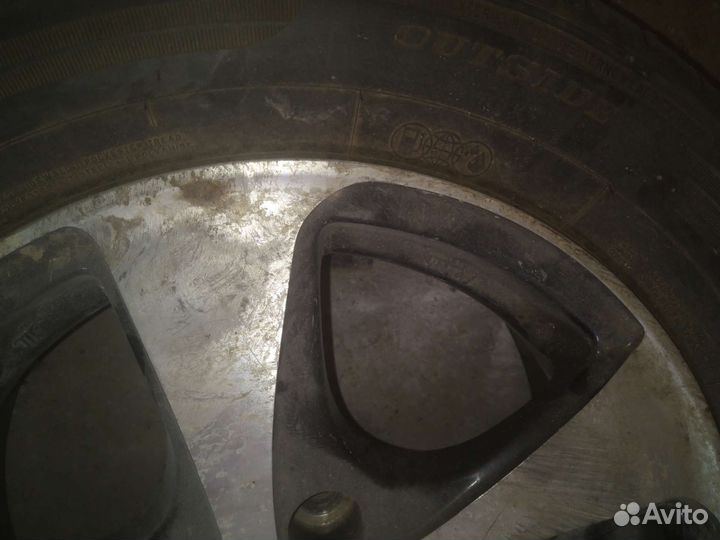 Колесо TGRacing шина Dunlop 205/60 R15