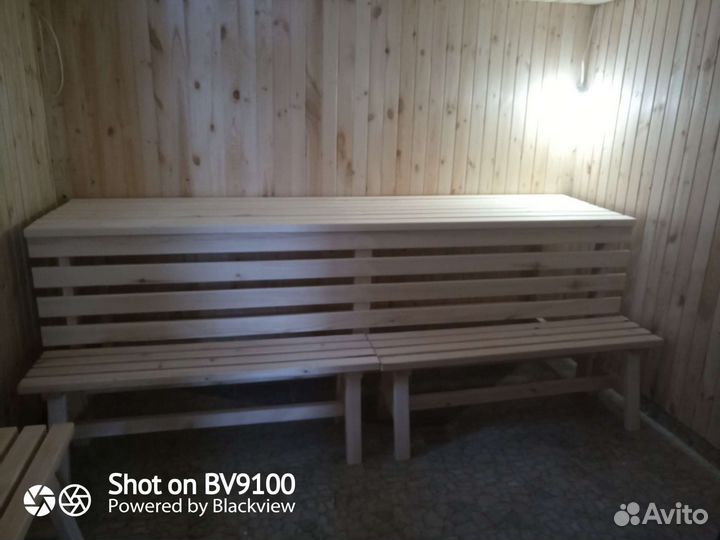 Полок для бани из осины